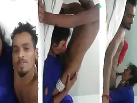 Passionate Bangladeshi couple shares intimate moments in hotel room